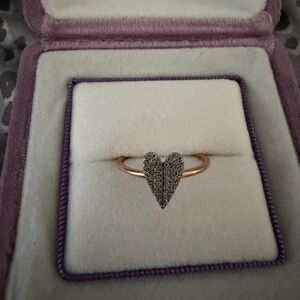 Ring Concierge - Diamond Heart-Shaped Rose Gold Ring